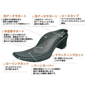 9機能搭載♪Re:getA ストレッチロングブーツ 106 ブラック 23