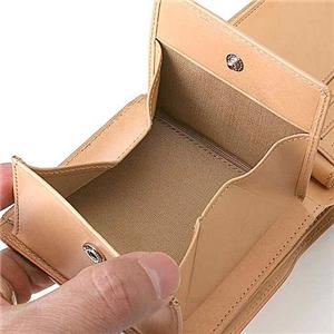 コードバン 2WAY ボリュームカードウォレット キャメル