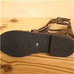 Gladiator ショートボーンサンダル 980  ブラック M（23.0-23.5cm）
