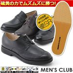 MEN�fSCLUB��ᝋۗ}�����U�[�r�W�l�X�V���[�Y MB1502�^�E�C���O�`�b�v�@�u���b�N 26.0
