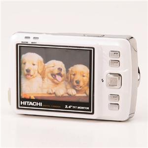HITACHI 500万画素デジタルカメラ HDC-509 スノーホワイト