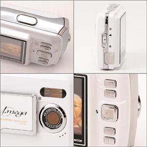 HITACHI 500万画素デジタルカメラ HDC-509 スノーホワイト