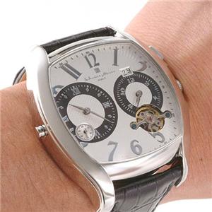 Salvatore Marra Mens �c�C���I�[�g�}�`�b�N �g�m�[�^SM5015 �V���o�[&times;�u���b�N
