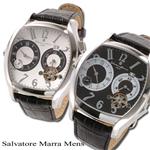 Salvatore Marra Mens �c�C���I�[�g�}�`�b�N �g�m�[�^SM5015 �V���o�[�~�u���b�N