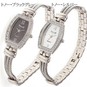 Marelli レディースウォッチ MRL-2／トノー・ブラックグレー