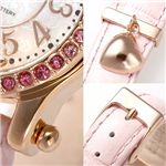 Alessandra olla(アレッサンドラオーラ) グラデーションパヴェ ムービングチャームウォッチ AO-5160PP/ピンクグラデーション×ピンク