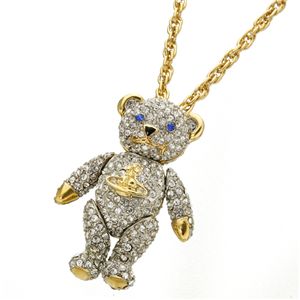 Vivienne Westwood(ヴィヴィアン ウエストウッド) クリスタルテディベア ネックレス
