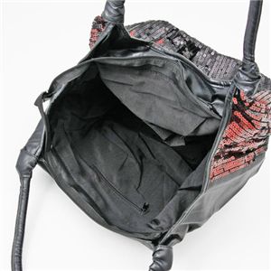 スパンコールグリッターバッグ #100/ラウンド ワイン