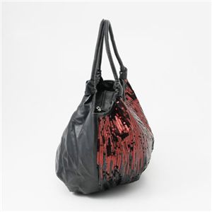 スパンコールグリッターバッグ #100/ラウンド ワイン