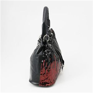 スパンコールグリッターバッグ #101/巾着 ワイン