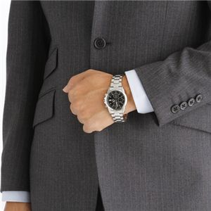 SEIKO(セイコー) 逆輸入 クロノグラフ メンズウォッチ SND367PC ブラック