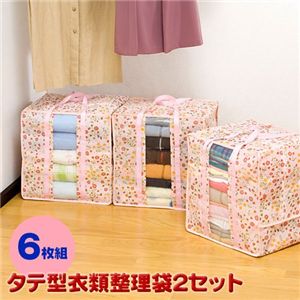 タテ型衣類整理袋 3枚×2セット