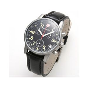 WENGER(ウェンガー) 腕時計 クロノ 70725 替えベルト付き - あの青島モデル！