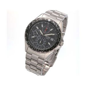 SEIKO(セイコー) パイロットクロノ SND253／ブラック
