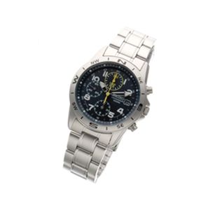 SEIKO(セイコー) ミリタリークロノ SND379P／ネイビー・ブレス