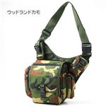  アメリカ軍2WAY 8ポケット 防水ボディーバッグ　1541 ウッドランドカモ