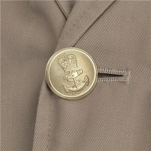 イギリス軍金ボタンサファリデッドストックシャツ