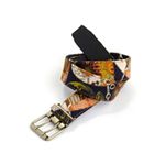 Wピン和柄ベルト KN-268 ネイビー