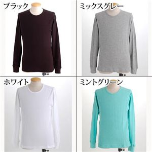 サーマルロングスリーブTシャツ ホワイト M