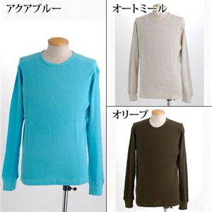 サーマルロングスリーブTシャツ オリーブ L