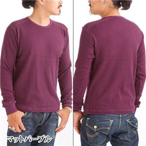 サーマルロングスリーブTシャツ マットパープル L