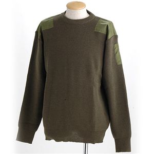 ミリタリーTYPEハイクオリティーコンマンドセーターレプリカ アーミーグリーン Ｍ