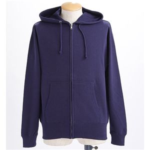 スウェットフルジップパーカー ネイビー XLサイズ