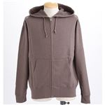 スウェットフルジップパーカー チャコール Mサイズ