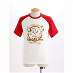 PEANUTS スヌーピー半袖ヴィンテージプリントTシャツ C柄 ホワイト×レッド Lサイズ