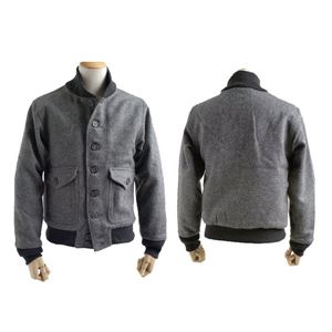 米軍 A-1ウールフライトジャケット NVJJ124YN チャコールグレー 38（M）【レプリカ】 
