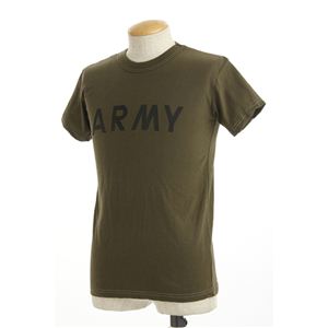 米軍ARMYオバーダイビンテージ風Tシャツ オーバーダイオリーブ M