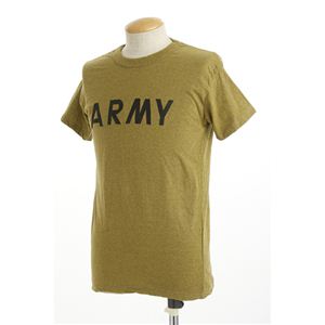 米軍ARMYオバーダイビンテージ風Tシャツ オーバーダイイエロー M