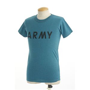 米軍ARMYオバーダイビンテージ風Tシャツ オーバーダイブルー XS