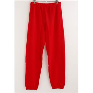 裏パイルスウットパンツ レッド JLサイズ