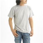 5枚セットTシャツ 杢グレー×5枚 XL