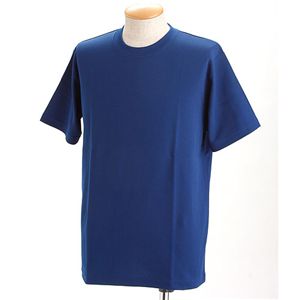 ドライメッシュTシャツ 2枚セット 白＋ロイヤル L