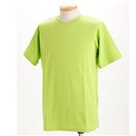 ドライメッシュTシャツ 2枚セット 白＋アップルグリーン L