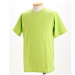 ドライメッシュTシャツ 2枚セット 白＋アップルグリーン ３L