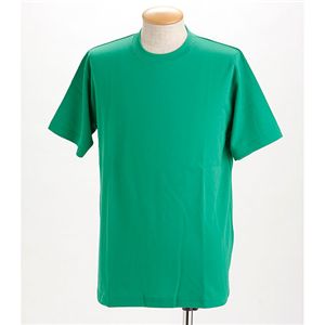 ドライメッシュTシャツ 2枚セット 白＋グリーン M