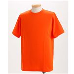 ドライメッシュTシャツ 2枚セット 白＋オレンジ SS