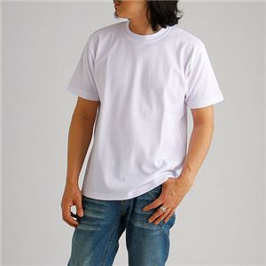 ドライメッシュTシャツ 2枚セット 白＋オレンジ LL