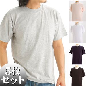5枚セットTシャツ 5色セット XL