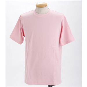 ドライメッシュポロ＆Tシャツセット ソフトピンク LL