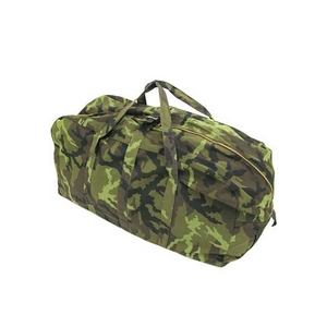 チェコ軍放出綿カモフラージュトラベルボストンバック 【中古】