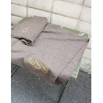 フランス軍放出 ウールブランケット EE086UN ブラウン 【中古】
