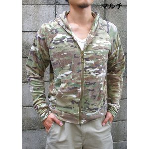 米軍 タクティカルフリースパーカー マルチ M【復刻判】
