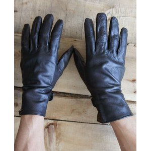 フランス軍放出 ワークレザーグローブ GG031NN 7.5サイズ 【デットストック】【未使用】