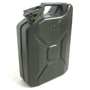チェコ軍放出 ガソリン缶 BX064UN 10リッター 【中古】