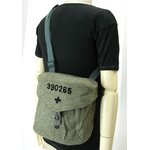 スイス軍放出 ガスマスクショルダーバック BS070NN ソルト＆ペッパー 【デットストック】【未使用】