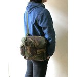 イギリス軍放出 ガスマスクショルダーバック BS120UN ＤＰＭカモ(迷彩) 【中古】